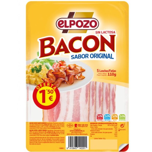 Bacon En Lonchas 1.50€ ELPOZO 110GR | Borosa Market Bacon En Lonchas 1.50€ ELPOZO 110GR | Borosa Market