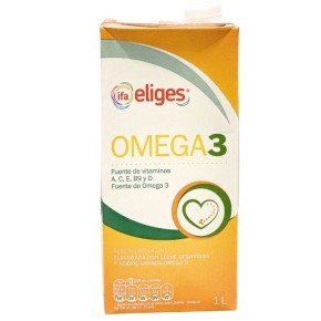 Leche Desnatada Omega 3 IFA  1 L