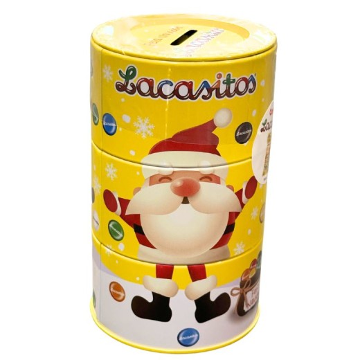 Lata Hucha 4 Puzzle LACASITOS 80GR +Tubos Lacasitos | Cash Borosa