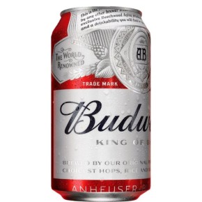 Cerveza Lata BUDWEISER 33 CL