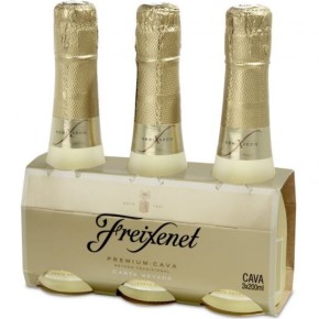 Cava FREIXENET Carta Nevada Benjamin 3 UND x 200 ML