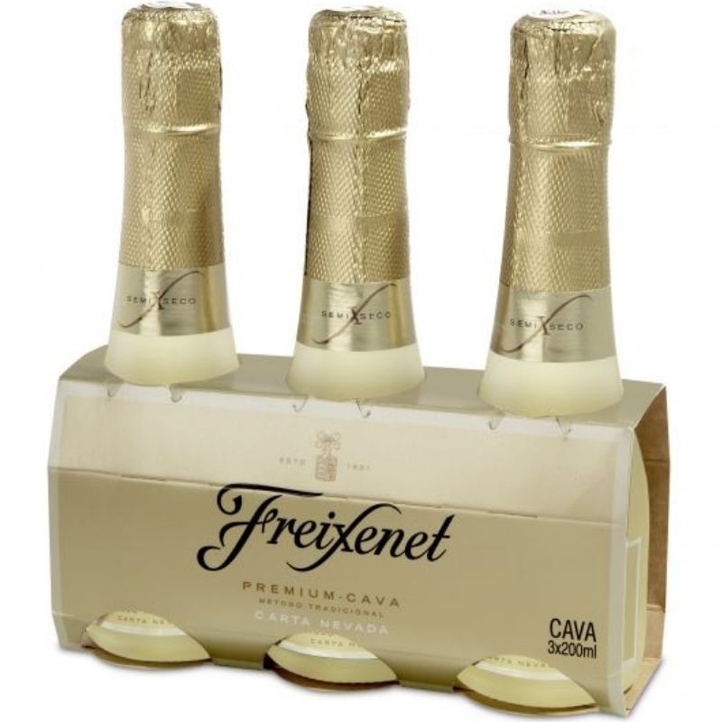 Cava FREIXENET Carta Nevada Benjamin 3 UND x 200 ML | Cash Borosa