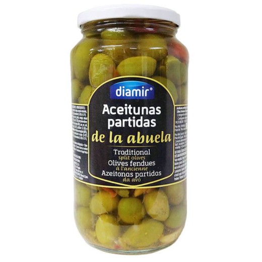 Aceitunas Partidas de la Abuela DIAMIR  900ML | Cash Borosa