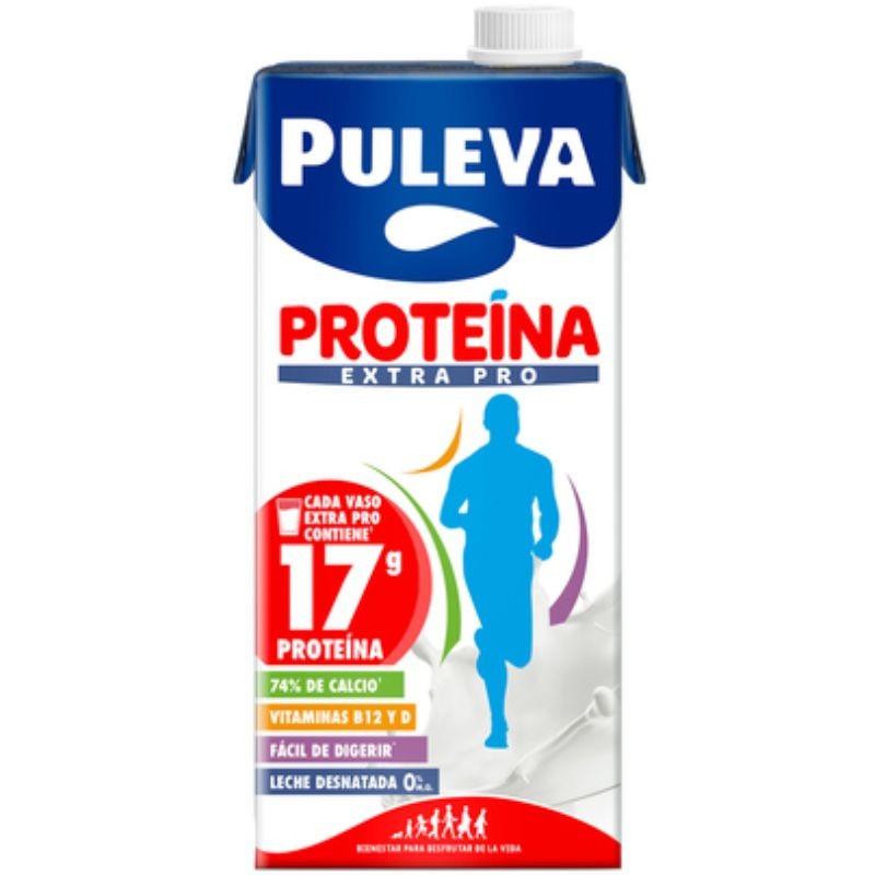 Leche Proteica Desnatada Sin Lactosa PULEVA 1 L | Borosa Market