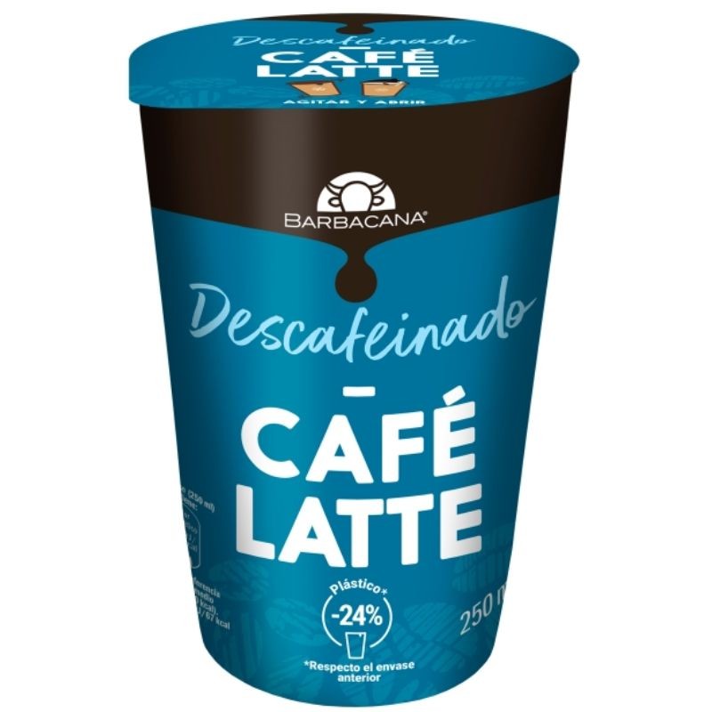 Cafe frio Barbacana con Leche Descafeinado 250 ML | Cash Borosa