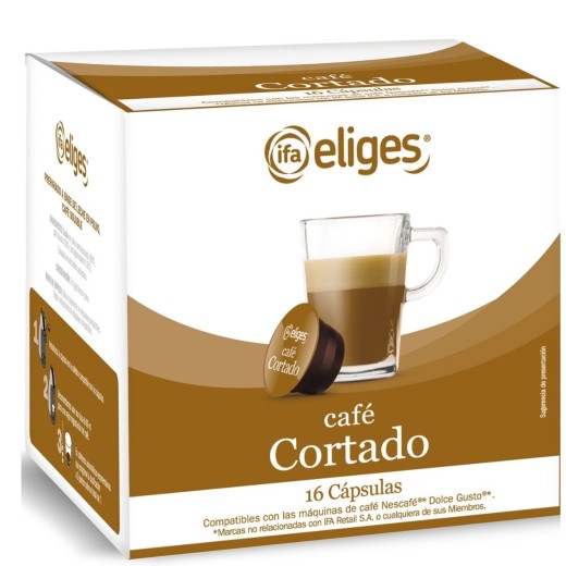 Capsulas Cafe IFA Copt.Dolce Gusto Cortado 16 U | Borosa Market