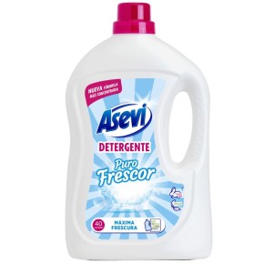 Detergente Ropa Liquido ASEVI 3 L Puro Frescor 40+4Lav