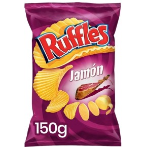 Patata Ruffles Jamon PVR 1,50€