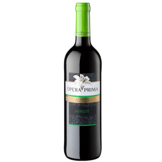 Vino Tinto D.O. de la Mancha  MERLOT OPERA PRIMA 75 CL | Cash Borosa