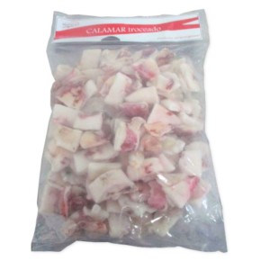 Calamar Limpio Troceado  Bolsa 800 Gr