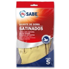 Guantes IFA Goma Satinado Talla S