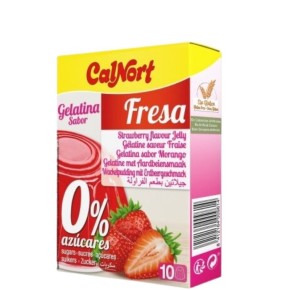 Preparado de gelatina fresa CALNORT 0% azucar