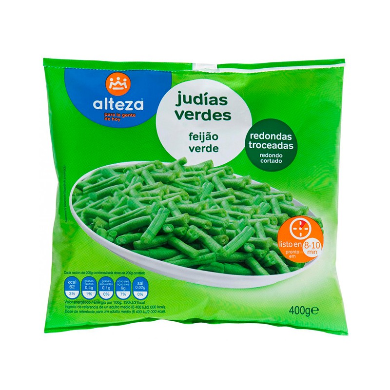 Judia Verde Fina Congelada ALTEZA 400 Gr | Cash Borosa