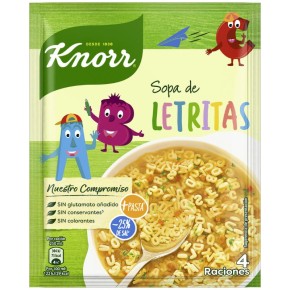 Sopa  KNORR Letras 82 Gr