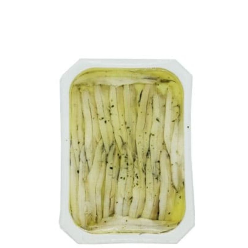 Boquerones Aceite, Ajo y Perejil Tarrina 100 GR IBER | Borosa Market