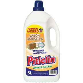 Detergente Ropa Liquido PITICLIN Jabon Marsella 80 Dosis 5L