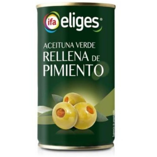 Aceituna Verde Rellena de Pimiento IFA Lata 150Gr | Borosa Market Aceituna Verde Rellena de Pimiento IFA Lata 150Gr | Borosa Market