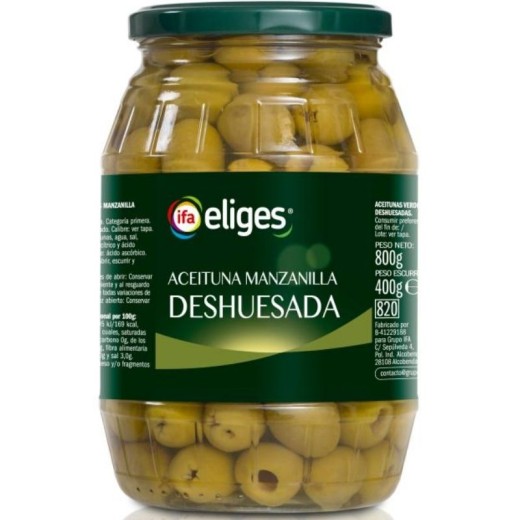 Aceituna Verde Sin Hueso IFA Barril 475Gr | Borosa Market Aceituna Verde Sin Hueso IFA Barril 475Gr | Borosa Market