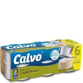 Atun Claro en Aceite de Oliva CALVO  4€ Pack 4 | Cash Borosa