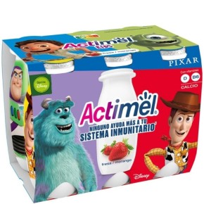 Bebida Lactea L Casei Sabor Fresa Kids ACTIMEL X6