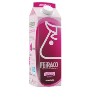 Leche Gallega Desnatada FEIRACO 1 L