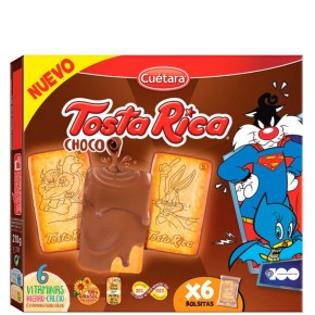 Galleta Tosta Rica Choco Leche 210 GR