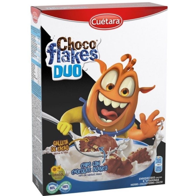 Cereales Choco Flakes Duo 350 GR | Cash Borosa