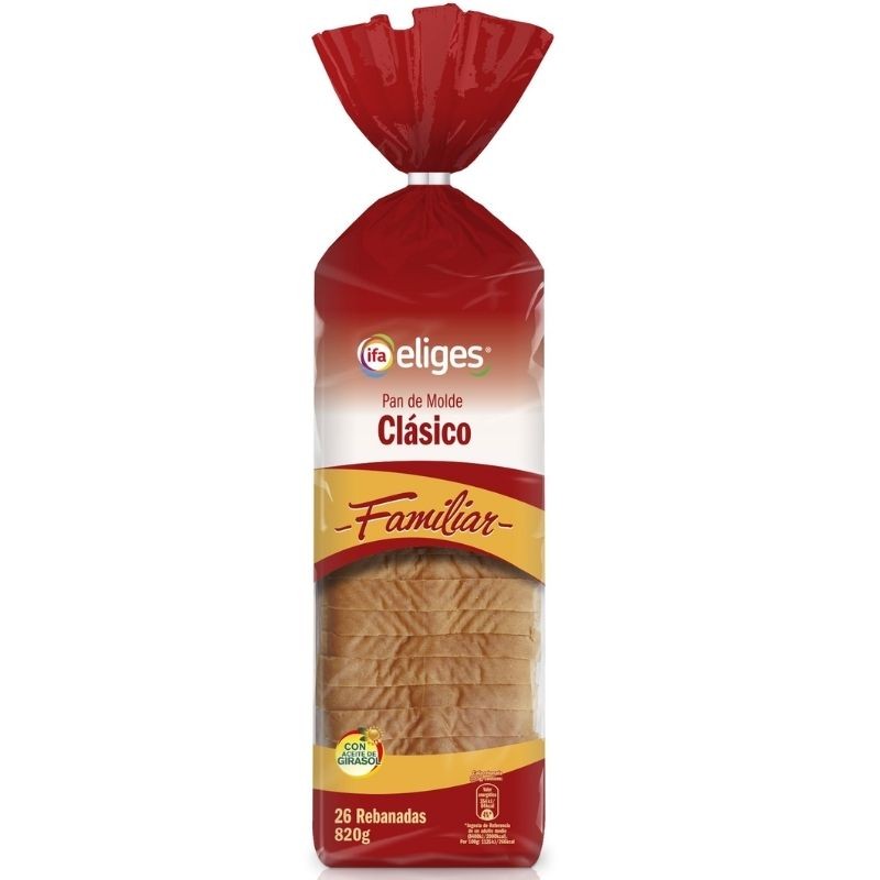 Pan de Molde Familiar Blanco IFA 700 GR | Cash Borosa