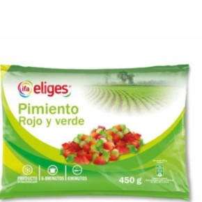 Pimiento Rojo y Verde Congelado IFA 450Gr