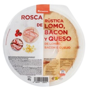 Rosca Lomo Bacon y Queso RIKISSIMO 480 GR