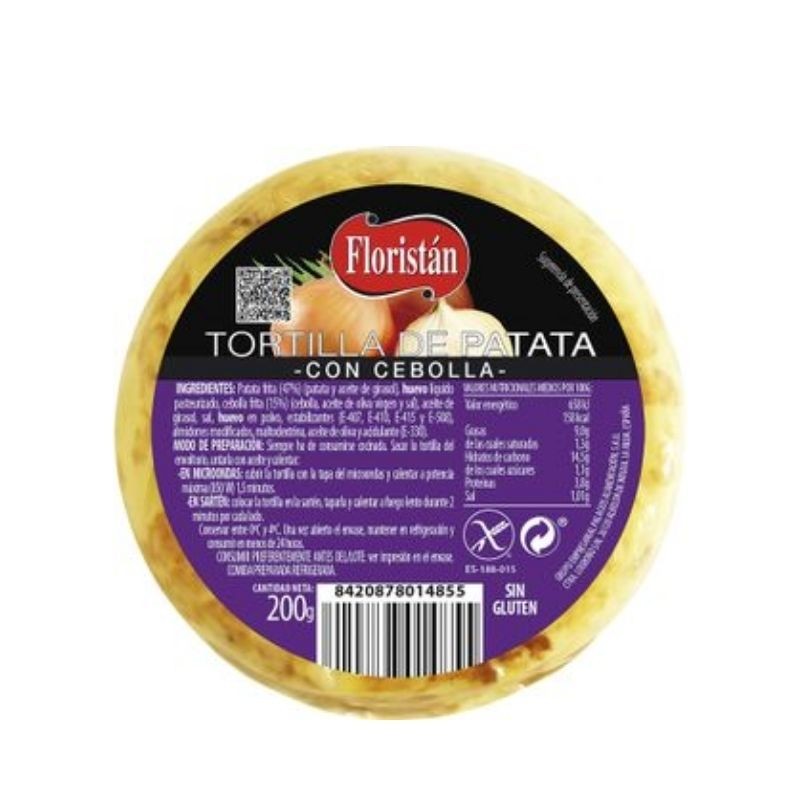 Tortilla Fresca Mini con Cebolla FLORISTAN 200GR | Cash Borosa