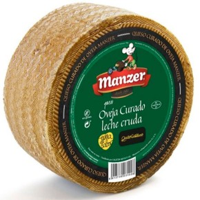 Queso Oveja Leche Cruda MANZER Curado 3 KG