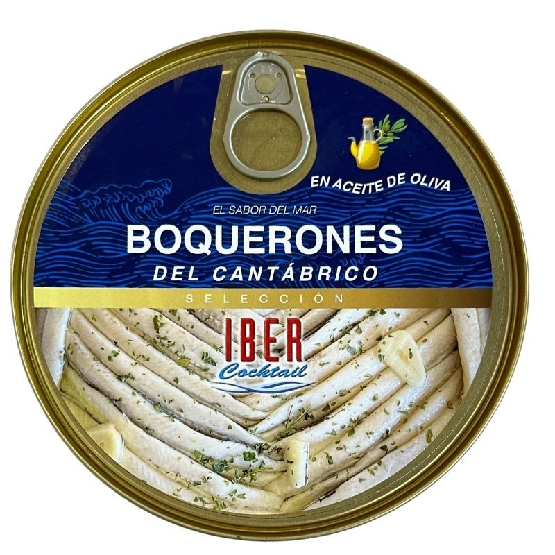 Boquerones Aceite Oliva Lata 100 GR IBER | Cash Borosa