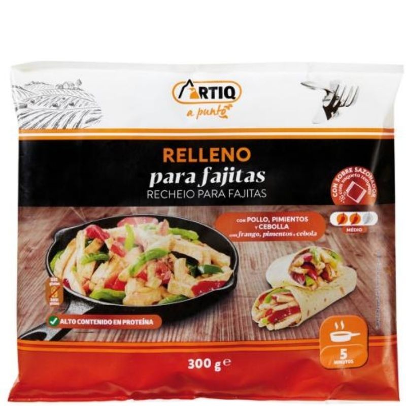 Relleno Fajitas ARTIQ 300 GR | Cash Borosa