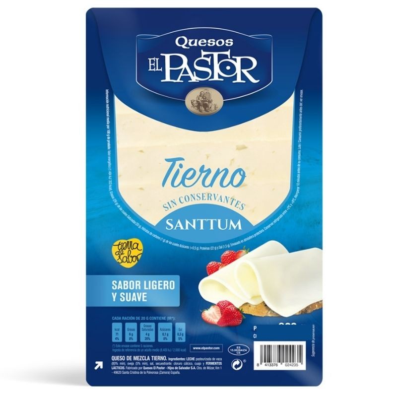 Queso Lonchas Mezcla Tierno EL PASTOR 500 GR | Cash Borosa