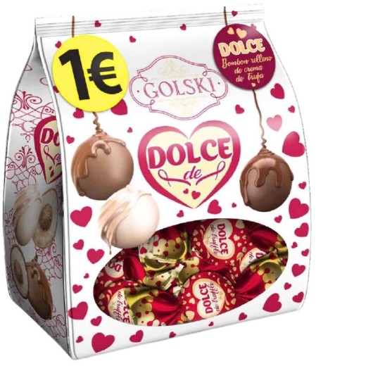 Bombones Chocolate GOLSKI  Relleno Trufa 1€ 90GR | Cash Borosa