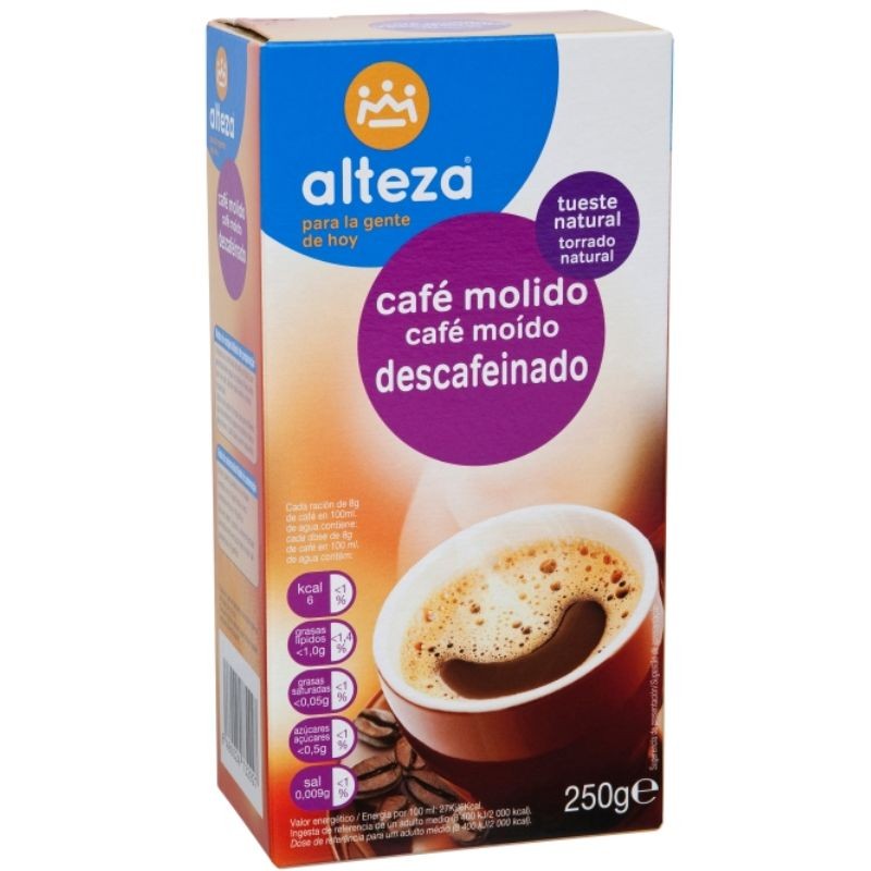 Cafe Molido Descafeinado Mezcla IFA 250 Gr | Cash Borosa