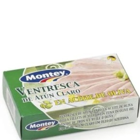 Ventresca Atun Claro Aceite Oliva MONTEY 120 GR