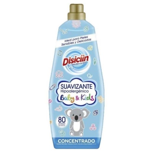 Suavizante Concentrado DISICLIN Hipo Baby y Kids 80Lav 1.5L | Cash Borosa