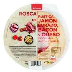 Rosquita Jamon Curado, Bacon y Queso RIKISSIMO 205 GR