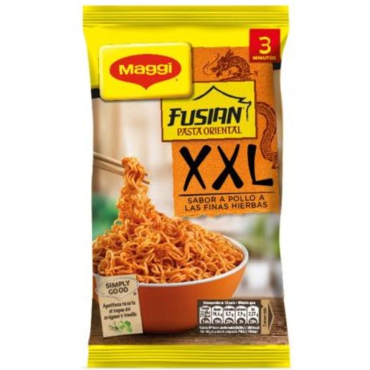 Fideos Oriental MAGGI XXL Pollo 185 Gr 3 Raciones | Cash Borosa