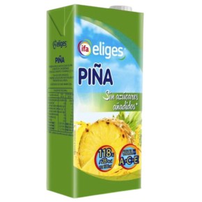 Nectar Piña IFA Sin Azucar  Brick 1 L