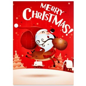 Calendario Adviento Merry Christmas 50 GR