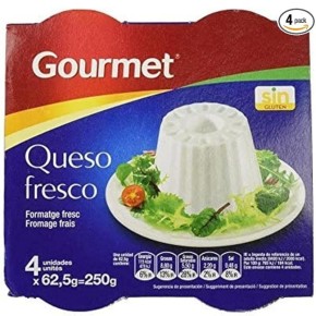 Queso Fresco GOURMET BURGOS 0% Pack 4 UND