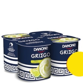 Yogur Danone Griego Lima Limon x 4