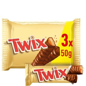 Snack TWIX Pack x 3 150Gr