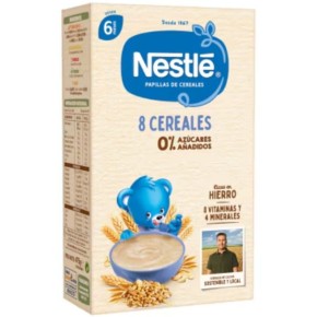 Papilla NESTLE 8 Cereales  0% 0% 255 GR