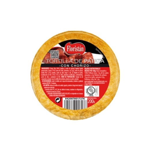 Tortilla Fresca Mini con Espinacas FLORISTAN 200GR | Cash Borosa