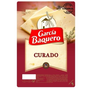 Queso Lonchas Curado G.BAQUERO 125Gr