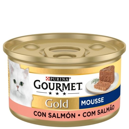 Ani.Gato PURINA GOURMET Mousse Lata 85Gr Salmon | Cash Borosa